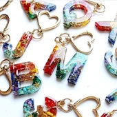 Epoksi Harf Anahtarlık Yapım Seti 136 Parça thumbnail 5