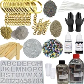 Epoksi Harf Anahtarlık Yapım Seti 136 Parça thumbnail 1