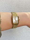 Daniel Klein DKE.1.10921 Kare Kadran 3 Atm Suya Dayanıklı Kadın Kol Saati thumbnail 4