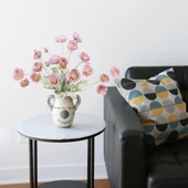 Yapay Çiçek Gelincik Çiçeği Gülkurusu Renk 3 Çiçek 1 Tomurcuk 59Cm thumbnail 5