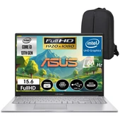 Vivobook 15 Intel Core I3-1315U 16GB 512GB SSD 15.6" Fullhd Freedos Taşınabilir Bilgisayar & Cimete Çanta thumbnail 1