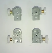 DUŞA KABİN TEKERİ - DÜZ 1+1 MİKA KABİN TEKERİ 4 LÜ TAKIM thumbnail 2