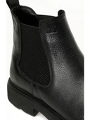 İnci Porte Siyah Hakiki Deri Erkek Bot thumbnail 7