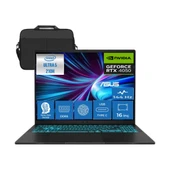 Vivobook 16 V3607VU Intel Core 5 210H 64GB 1tb SSD RTX4050 6gb Windows 11 Home 16" Wuxga 144HZ 300NITS Taşınabilir Bilgisayar RP276&CIMETE Çanta thumbnail 1