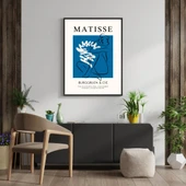 Mavinin Büyüsü Matisse  Duvar Tablosu Çerçeveli 2'li Set Siyah Renk 30 x 42 Boyut/Ebat thumbnail 3