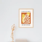 Henri Matisse Dekorları Duvar Tablosu Çerçeveli 2'li Set Ahşap Renk 35 x 50 Boyut/Ebat thumbnail 3