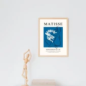 Mavinin Büyüsü Matisse Duvar Tablosu Çerçeveli 2'li Set Ahşap Renk 21 x 30 Boyut/Ebat - 3