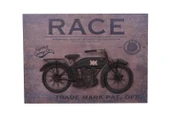 pilelistore Motorsiklet Tablo Pano Dekoratif Vintage Ev Ofis Hediyelik - 1