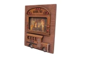 pilelistore Dekoratif Metal Çerçeve Okul Otobüsü Dekorlu Hediyelik - 3