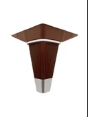 İrem Kahverengi Krom 15cm Plastik Ayak Mobilya Masa ve Dolap Ayağı(KAHVERENGİ KROM)(15CM) Kahverengi 15cm 15cm - 2 ADET thumbnail 6