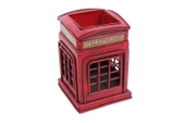 pilelistore Dekoratif Metal Londra Telefon Kulübesi Kalemlik Vintage Hediyelik - 1