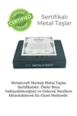 MC52 Metal Satranç Takımı | El Yapımı Doğal Ahşap Kayın Tahta | Antik Metal Taşlar - 7