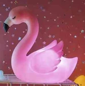 pilelistore Led Işıklı Flamingo Masa Lambası Dekoratif Aydınlatma - 1