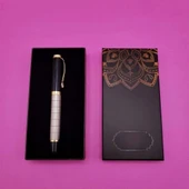 pilelistore Kutulu Metal Kalem Dekoratif Hediyelik - 1