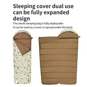 Naturehike Cute Mud Rabbit Zarf Tarzı Pamuklu Uyku Tulumu -8°C Left (Sol) thumbnail 4