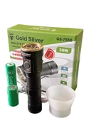 GOLD SILVER 30w Profesyonel Şarjlı Ledli Elfeneri 3 Kademeli Işık Ve Flaşör IP44 - 1