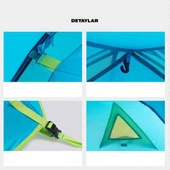 Naturehike P-Serisi 4 Kişilik Kamp Çadırı (Beyaz) thumbnail 3