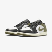 NİKE Jordan Air 1 Low Erkek Siyah Spor Ayakkabı - 2