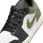 NİKE Jordan Air 1 Low Erkek Siyah Spor Ayakkabı - 5