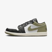 NİKE Jordan Air 1 Low Erkek Siyah Spor Ayakkabı - 1