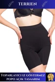 Özel Üretim Toparlayıcı Sıkılaştırıcı Şekillendiri İz Göstermez Kaymaz Kadın Popo Açık Paçalı Korse thumbnail 2