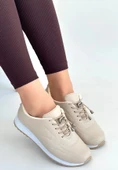 Finna Bej Cilt Bağcıklı Spor Ayakkabı thumbnail 3