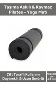 Özel Konfor Modeli Çift Taraflı Kaymaz Silinebilir Antibakteriyel Yoga Meditasyon Minderi 6,5mm Mat - 1