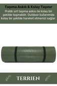 Özel Su Geçirmez 182x60cm Hafif Pratik Dayanıklı Isı Yalıtım 12mm Kalınlık Köpük Askeri Haki Mat - 2