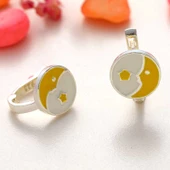 pilelistore Gümüş Ay Yıldız Çocuk Küpesi thumbnail 1