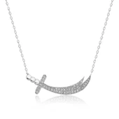 pilelistore Gümüş Zülfikar Kılıcı Kadın Kolye - 1