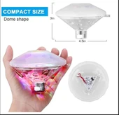 pilelistore Sıcak LED sualtı gece lambası banyo yüzme havuz ışığı - 1
