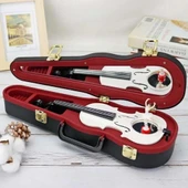 pilelistore Kurmalı Gitar Müzik Kutusu ALK1228 Dekoratif Hediyelik - 1