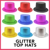 pilelistore Karışık Renk Simli Silindir Parti Şapkaları (12 Adet) thumbnail 2