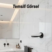 Siyah Metal Duvar Tipi Sabunluk Banyo Tuvalet Mutfak İçin Modern ve Dayanıklı Duvara Monte Sabunluk - 4