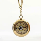 pilelistore Pirinç Pusula Anahtarlık - 1