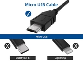 Micro Usb Kablo 50 cm 10 adet thumbnail 3