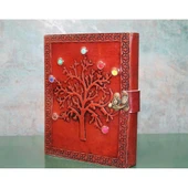 pilelistore Taşlı Deri Defter thumbnail 2