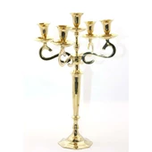 pilelistore Pirinç 5'Li Şamdan - 1