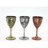 pilelistore Metal İstanbul Yöresel Kadeh Bardak - 1