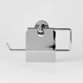 Kapalı Kağıt Havluluk Krom Gümüş Metal Duvara Monte Vidalı Banyo Tuvalet Mutfak Kağıt Havluluk 25 cm thumbnail 7