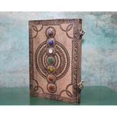 pilelistore Taşlı Deri Defter thumbnail 1