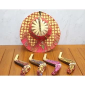 pilelistore Bambu Şapkalı Yelpaze - 1