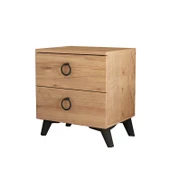 LENDA Aspen 2 Çekmeceli Komodin - Atlantik Çam - 3