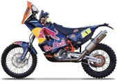 Bburago 1:18 KTM 450 Model Motor - 2