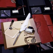 pilelistore Divit Hokka Defter ve Tüylü Kalem Seti thumbnail 3