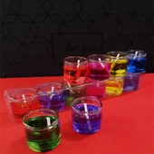 pilelistore 6'lı Jel Renkli Mum - 1