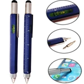 pilelistore Cetvelli Tornavidali Su Terazili İlginç Dokunmatik Mimar Mavi Kalem - 1