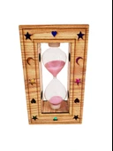 pilelistore Ahşap Işıklı Kum Saati - 1
