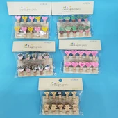 pilelistore Ahşap Notluk İpli Mandal - 2