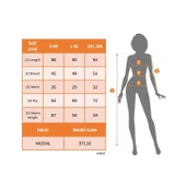 Lucky Life Kadın Uzun Kollu Kruvaze Yakalı Desenli Modal Mini Elbise thumbnail 12